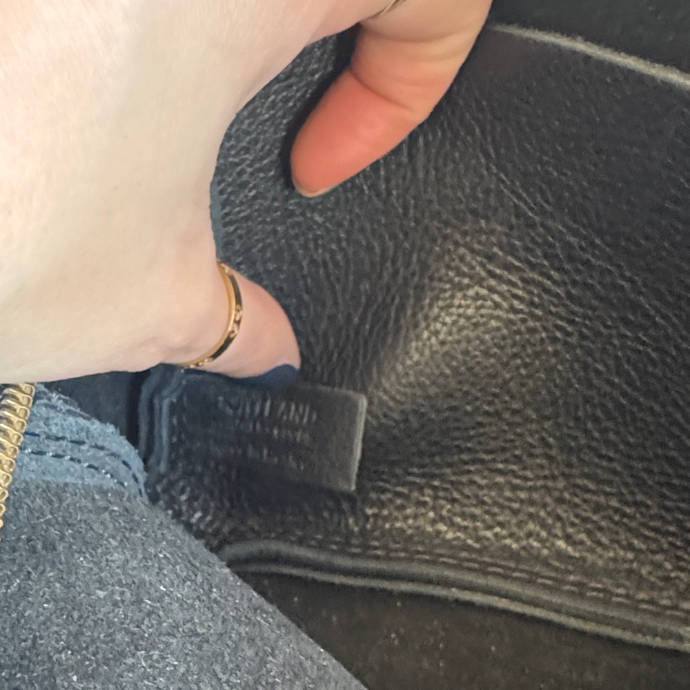 Portland Leather Midnight Black Crossbody Bag - Picture 7 of 7